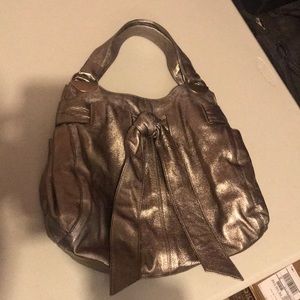 Kooba silver metallic purse